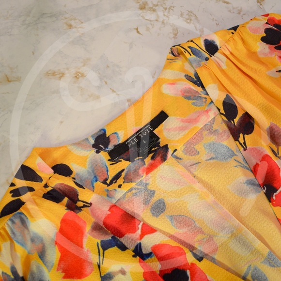 French Connection for LeTote Wrap Top - Picture 7 of 7